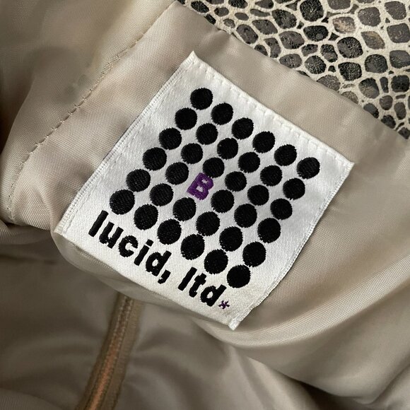 Lucid Leather Snake Print Pants Size 7 - Picture 4 of 9